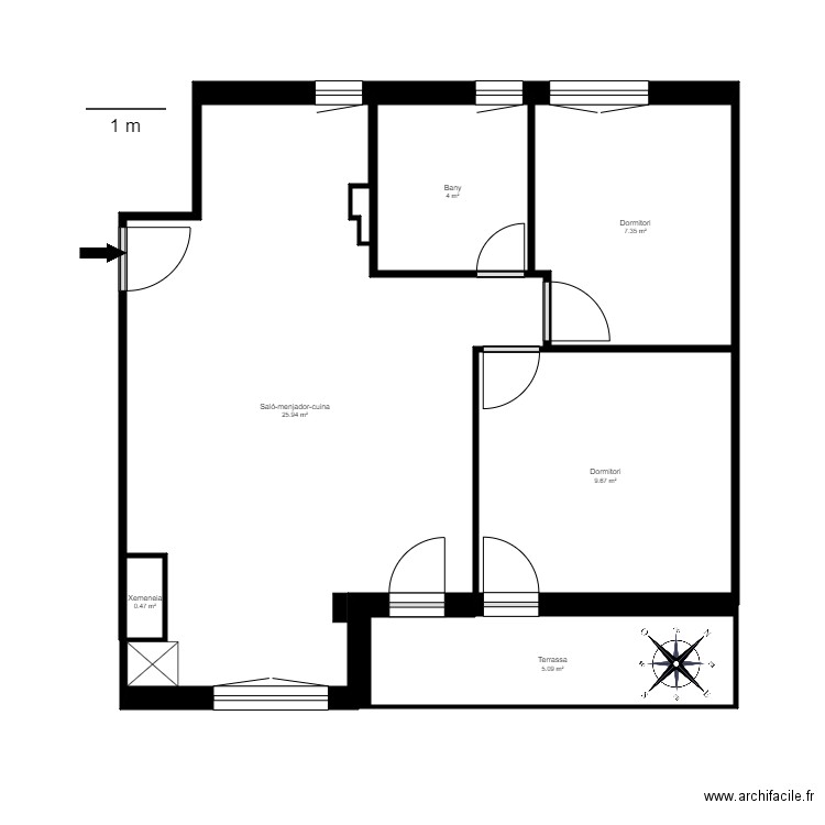 ED ARENY BLOC A 2 4 ARINSAL. Plan de 0 pièce et 0 m2