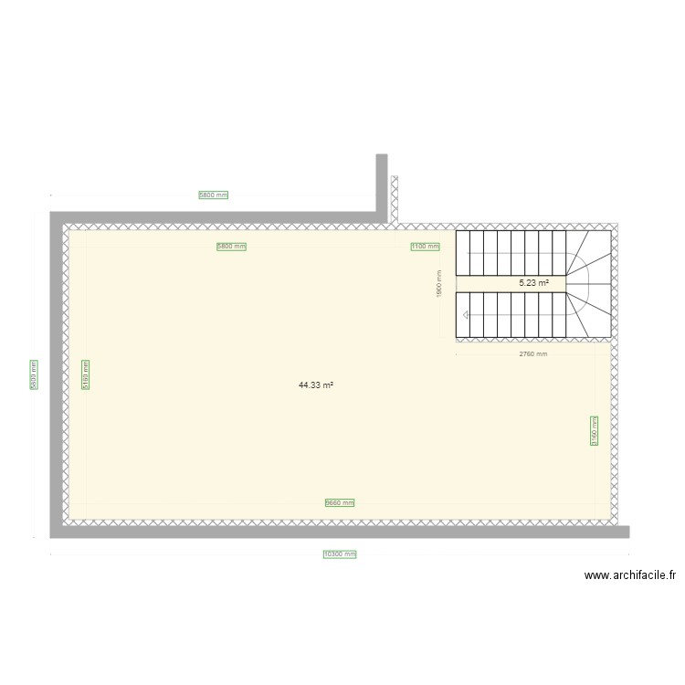 Plan 1er étage. Plan de 0 pièce et 0 m2