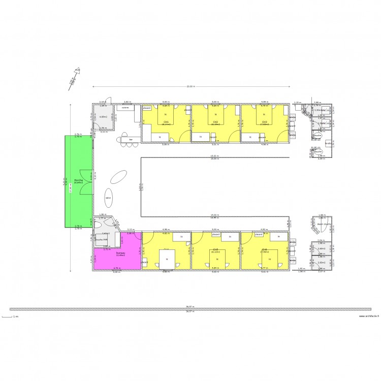 planmasse. Plan de 0 pièce et 0 m2