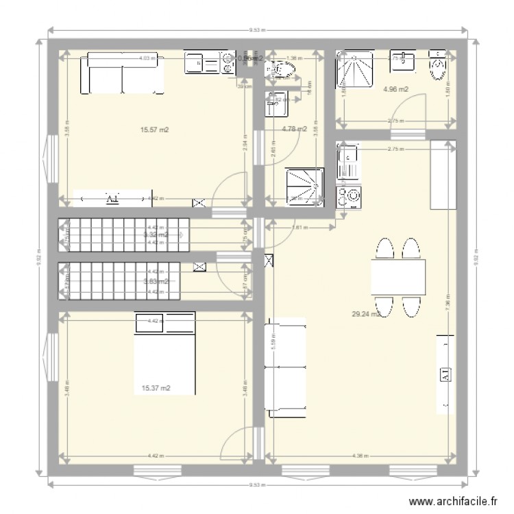 2eme fini. Plan de 0 pièce et 0 m2