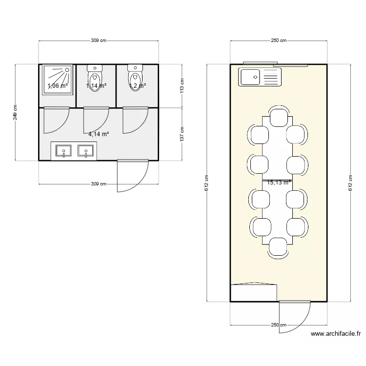 EGCS CHANTIER BRON . Plan de 