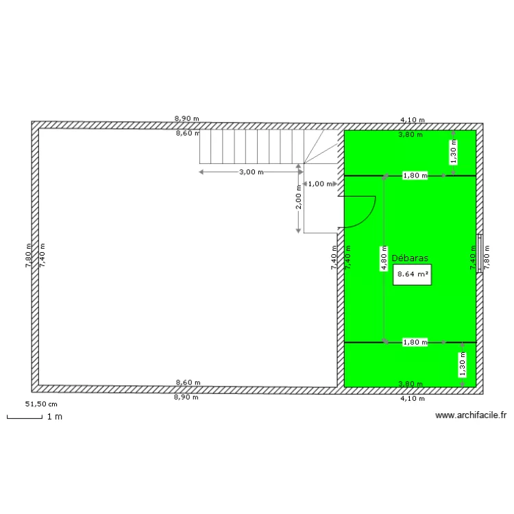 Projet garage etage. Plan de 