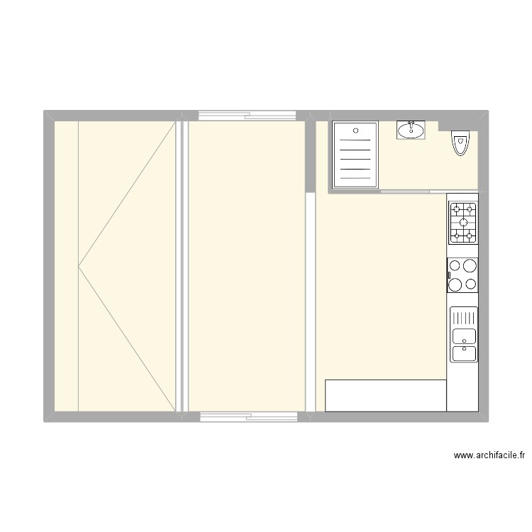 Pool house 2. Plan de 0 pièce et 0 m2