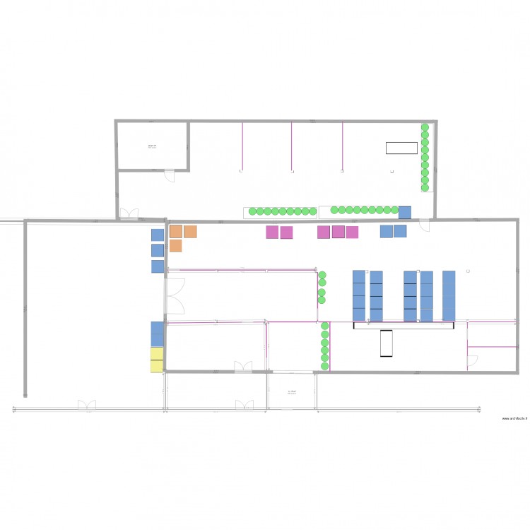 algomed. Plan de 2 pièces et 31 m2