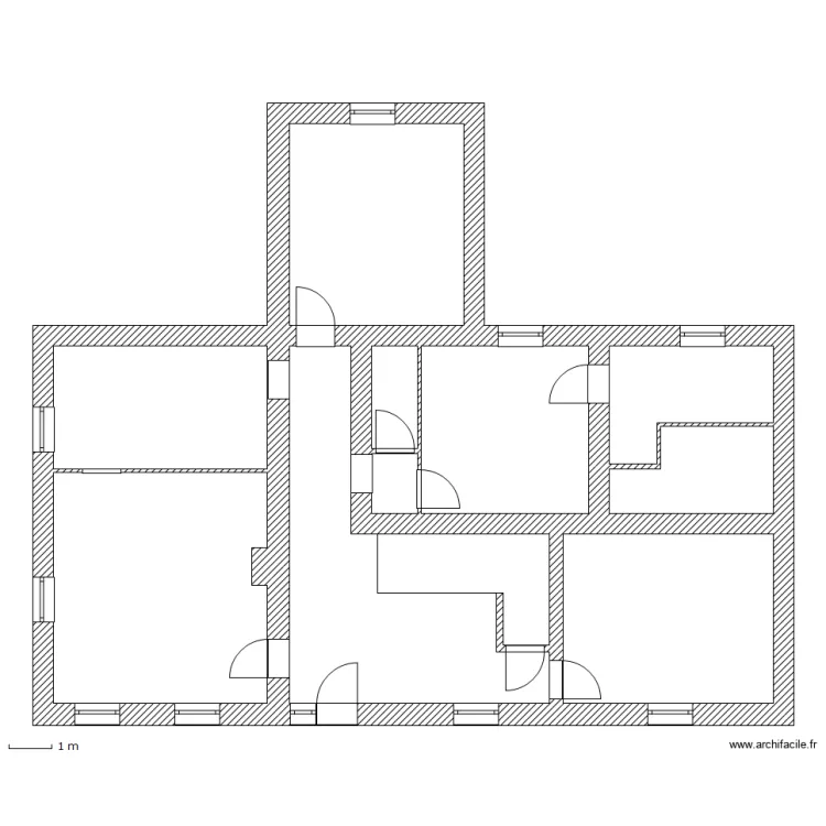 SCHARSCH - NIEDERHASLACH. Plan de 