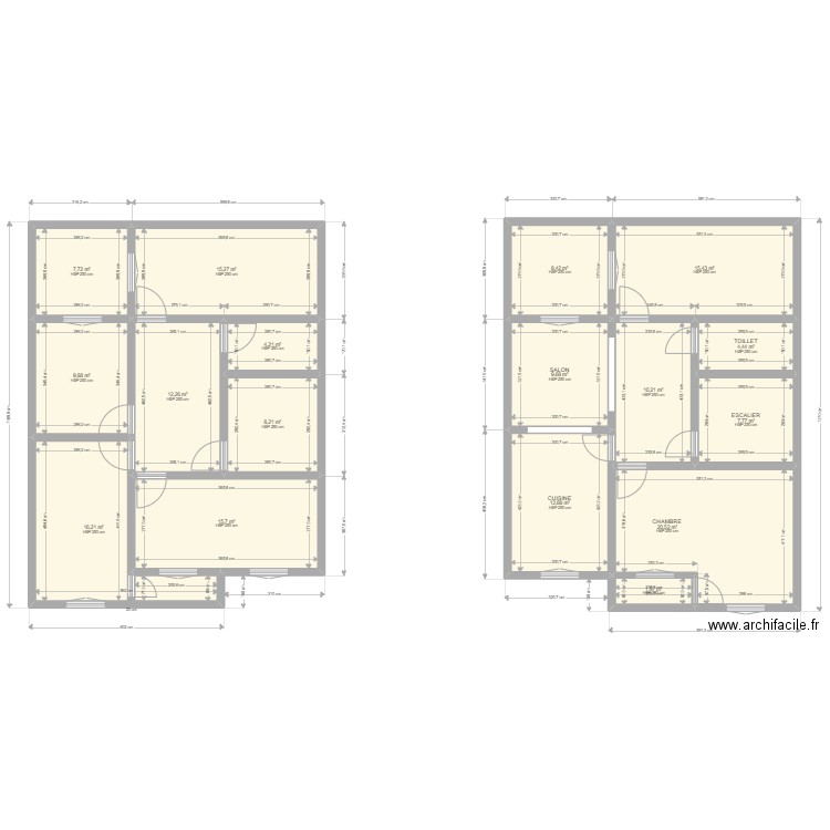 saja. Plan de 0 pièce et 0 m2