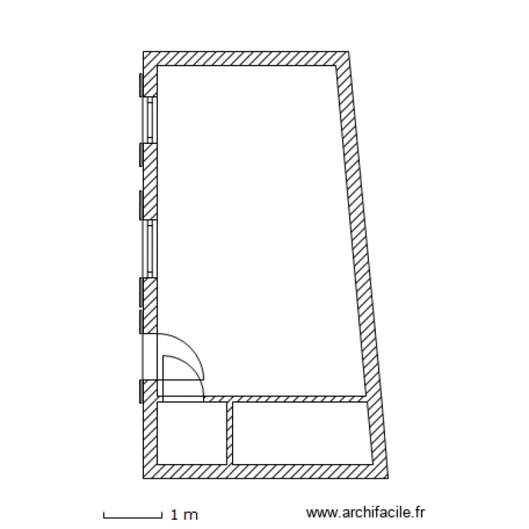 Maison RDC SCI PALAMAS. Plan de 