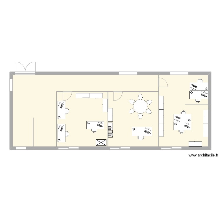 New Bureaux bois. Plan de 0 pièce et 0 m2