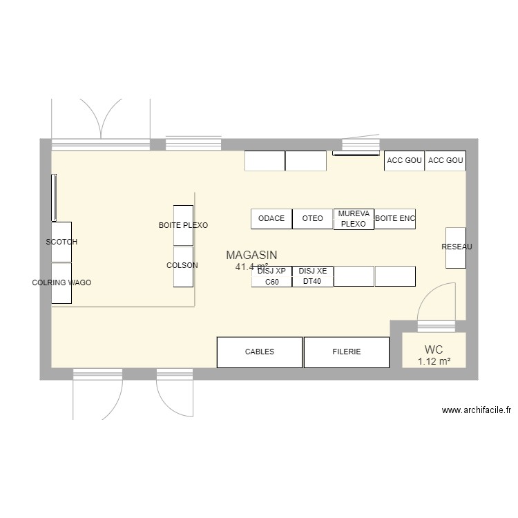 MAGELEC. Plan de 0 pièce et 0 m2