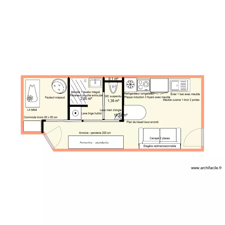 CHANTELOUVE. Plan de 
