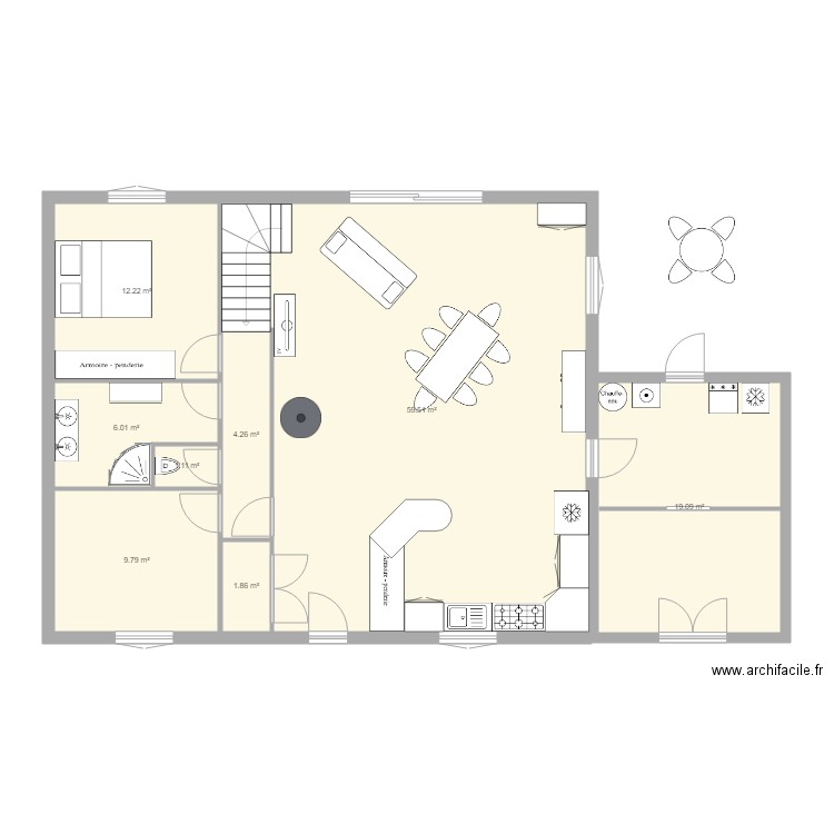 chalet remi4. Plan de 0 pièce et 0 m2