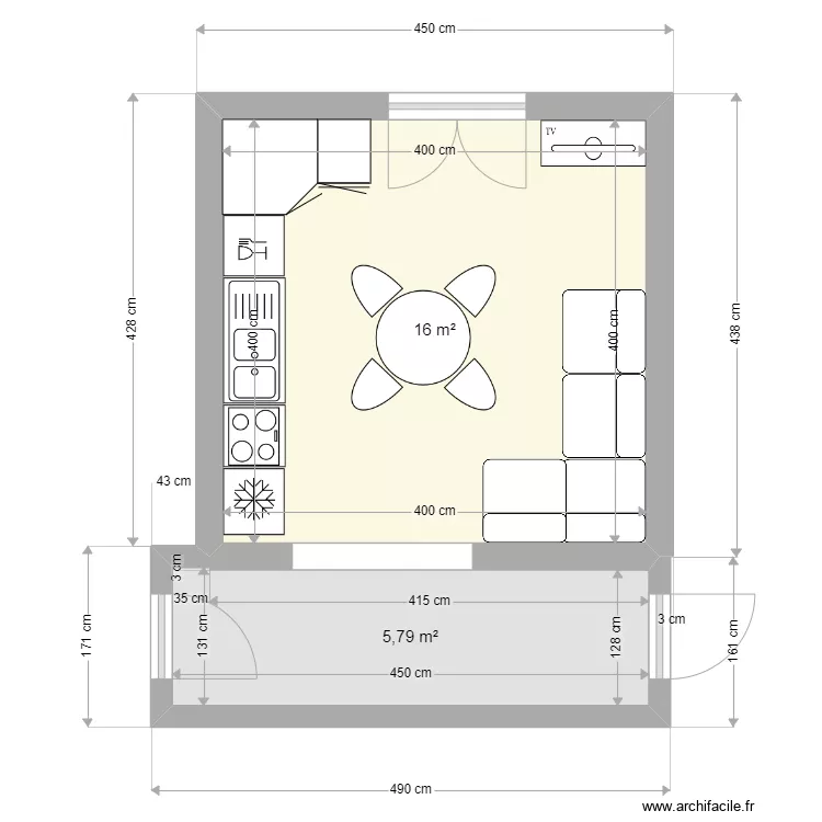 PROGETTO SOGGIORNO. Plan de 