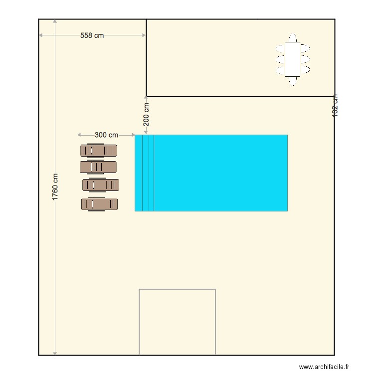 piscine karim et vero. Plan de 0 pièce et 0 m2