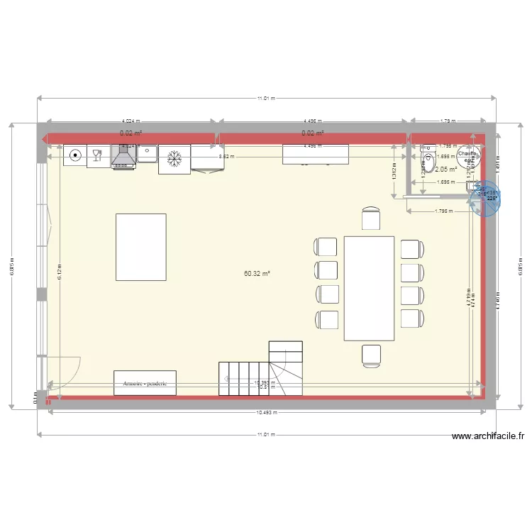 Grange RDC. Plan de Grange RDC. Plan de
