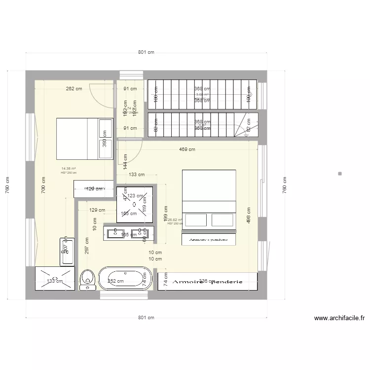 R1 Beauchamp bis. Plan de 