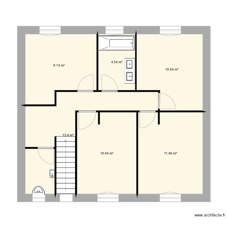 maison bathyclem. Plan de 0 pièce et 0 m2