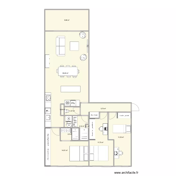 Santa Barbara Chambre salonV1. Plan de Santa Barbara Chambre salonV1. Plan de