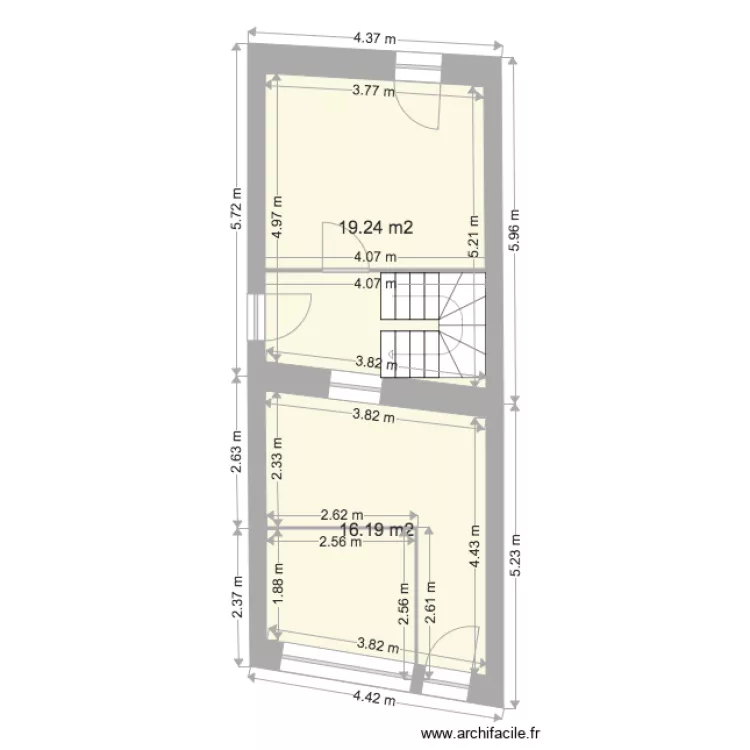 gu&eacute;rande2. Plan de 