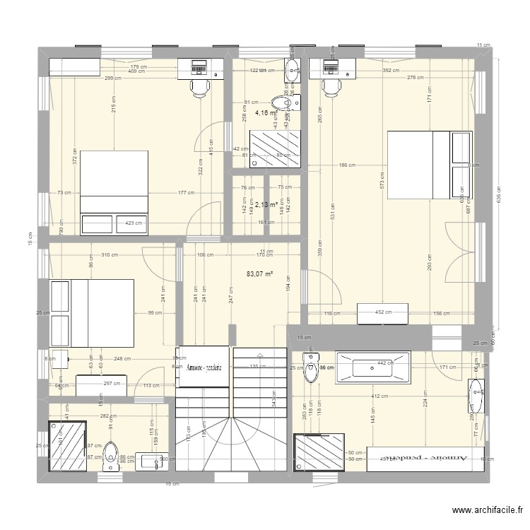 plan 2e electrique. Plan de 0 pièce et 0 m2