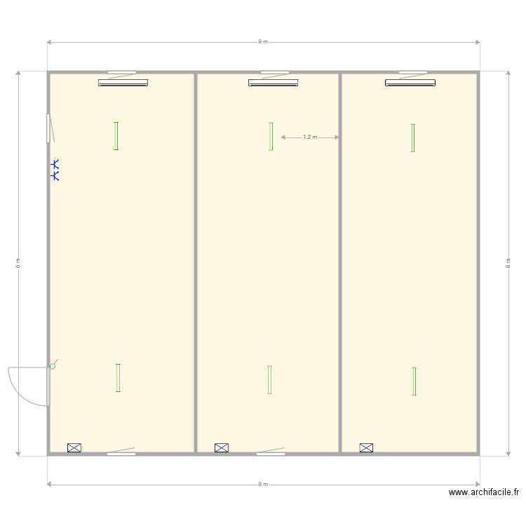 L89 800cm x 900cm. Plan de 0 pièce et 0 m2