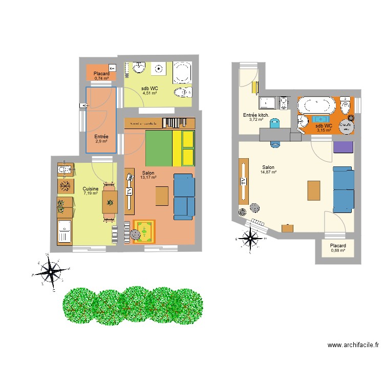 Appt2. Plan de 0 pièce et 0 m2