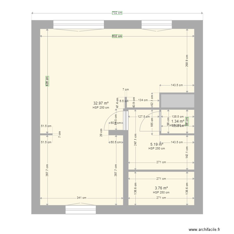 PLAN ACR  COURIVAUD. Plan de 0 pièce et 0 m2