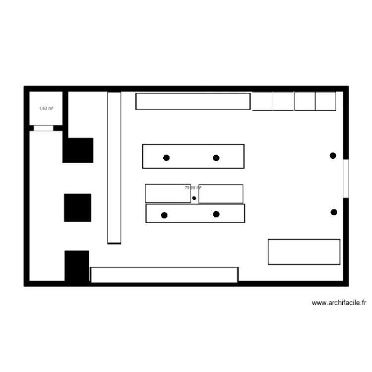 ALIMENTATION Aubervilliers REHIT. Plan de 