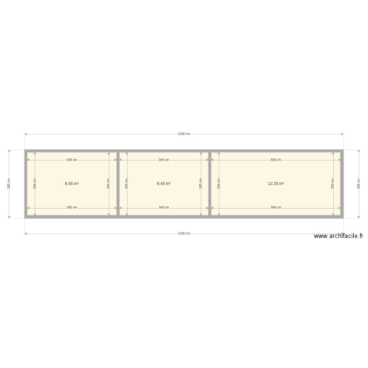 premier st ciers. Plan de 0 pièce et 0 m2