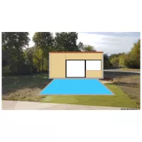 Vue de face avec photo