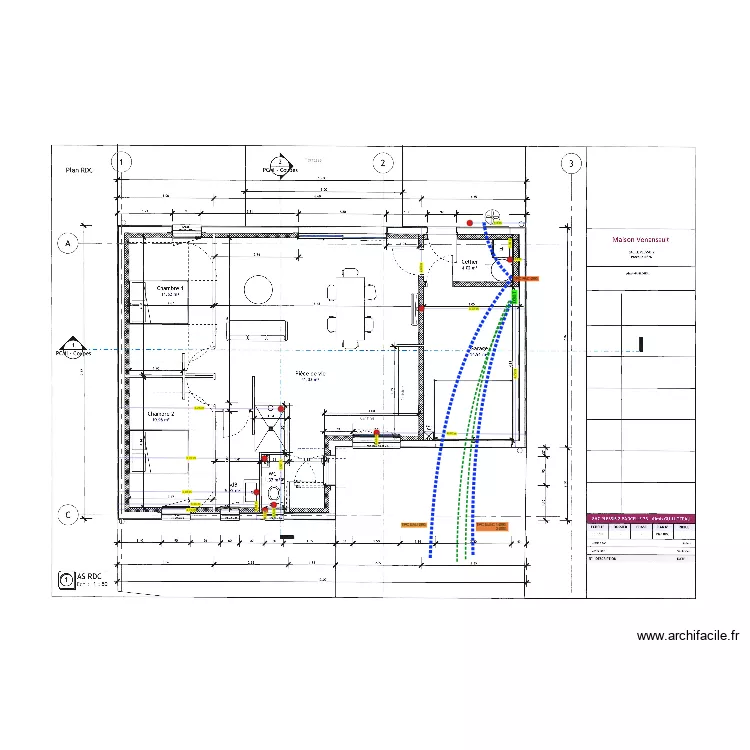GUILLOTEAU. Plan de GUILLOTEAU. Plan de