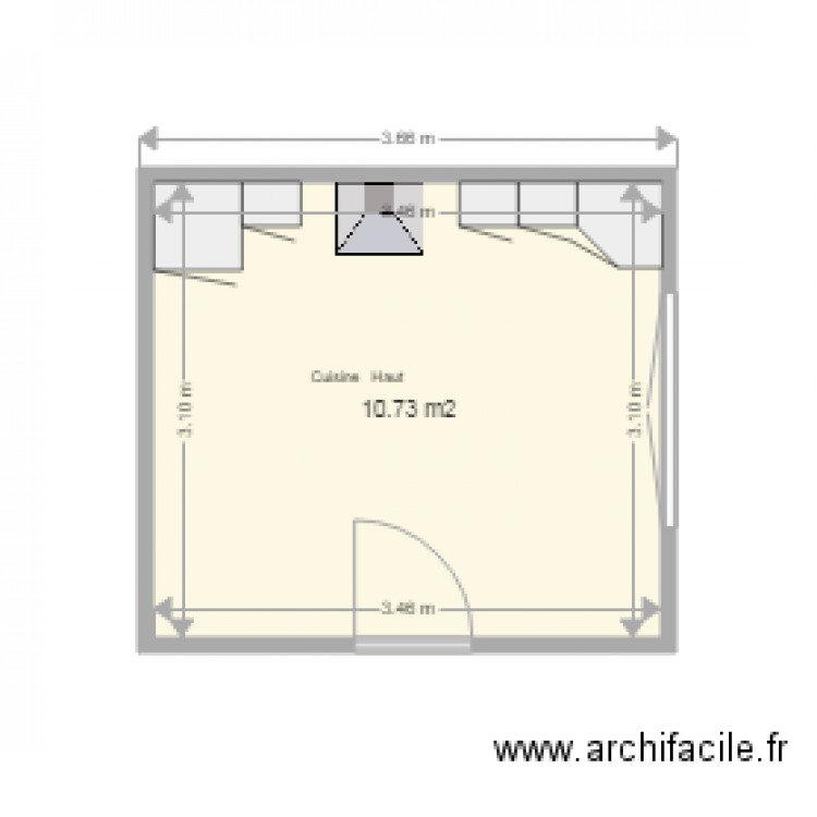 Cuisine Basly  Meuble Haut 1. Plan de 0 pièce et 0 m2