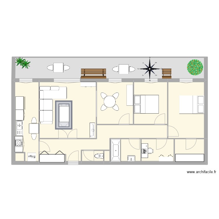 EZNACK. Plan de 0 pièce et 0 m2