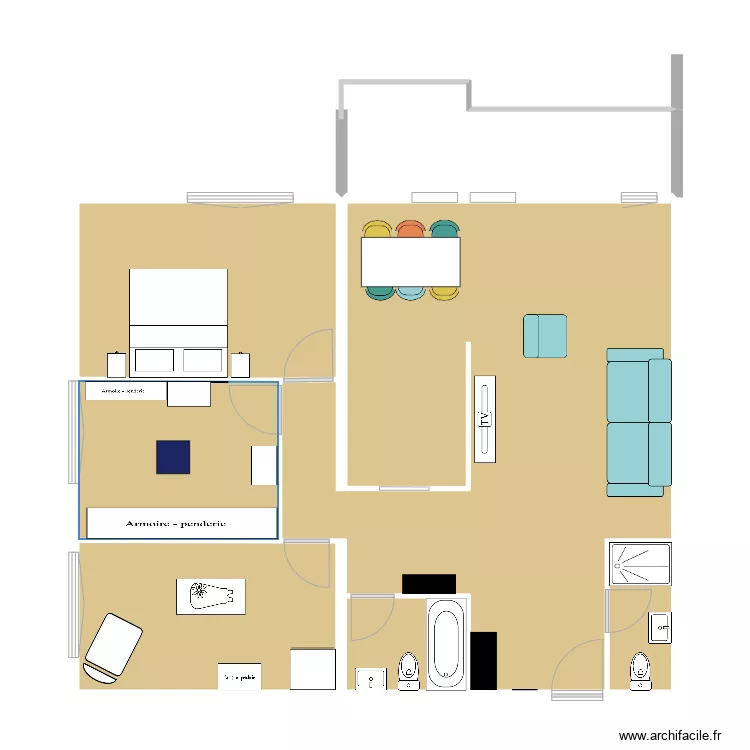 Echallens 61. Plan de 