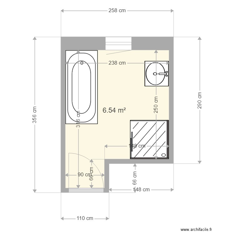 CLAUDE Daniel Mably sdb avant. Plan de 0 pièce et 0 m2