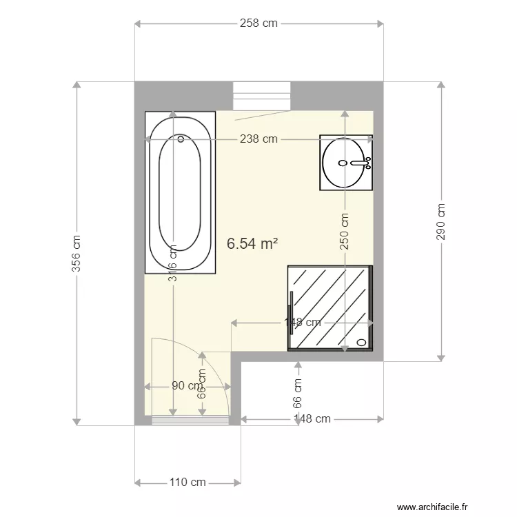 CLAUDE Daniel Mably sdb avant. Plan de CLAUDE Daniel Mably sdb avant. Plan de