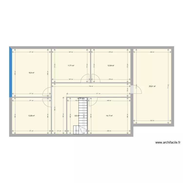 BARCHASZ &eacute;tage. Plan de 