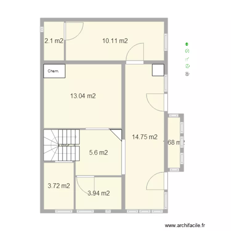 Maison actuelle 2. Plan de 