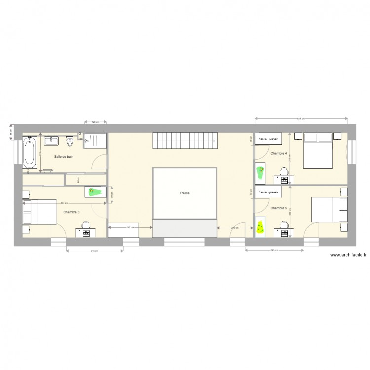 Etage CHAUFFOUR. Plan de 0 pièce et 0 m2