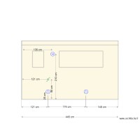 Plan électrique façade Chambre RDC