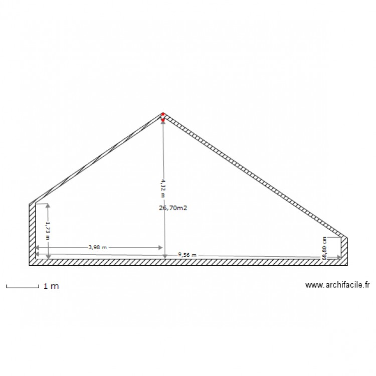 pilot etage 2 coupe. Plan de 0 pièce et 0 m2