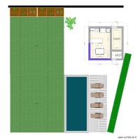 Plan pool house 1