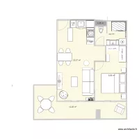 Plan appart Arcachon 2P V2 Julie