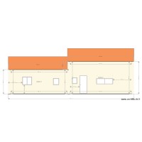 plan façade toit haut