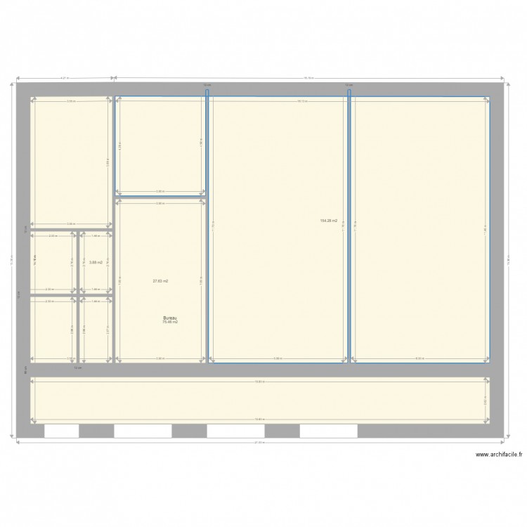 BLANCHET. Plan de 0 pièce et 0 m2