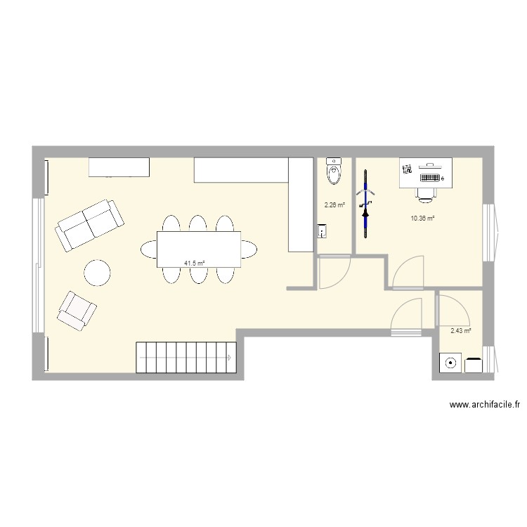 Appt BLA Sur base Plan. Plan de 0 pièce et 0 m2