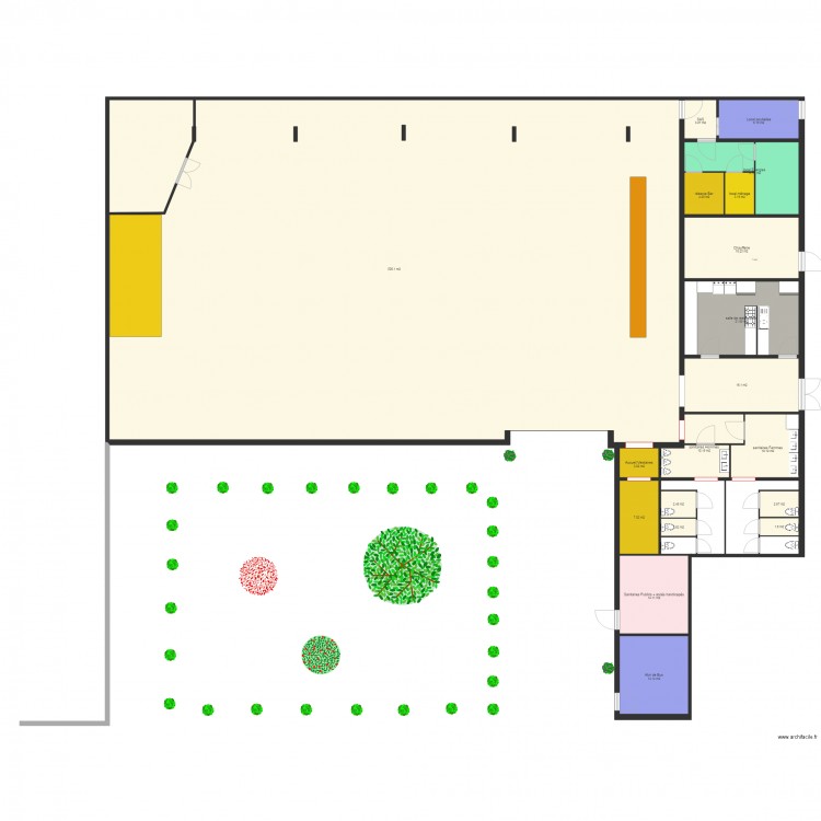 salle de bals future 14. Plan de 0 pièce et 0 m2
