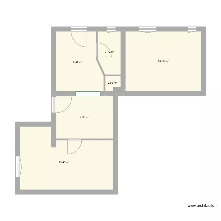 appart essai 25/09. Plan de 