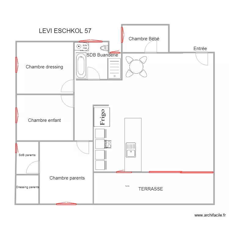 LEVI ESCHKOL 57 Plan 1. Plan de 
