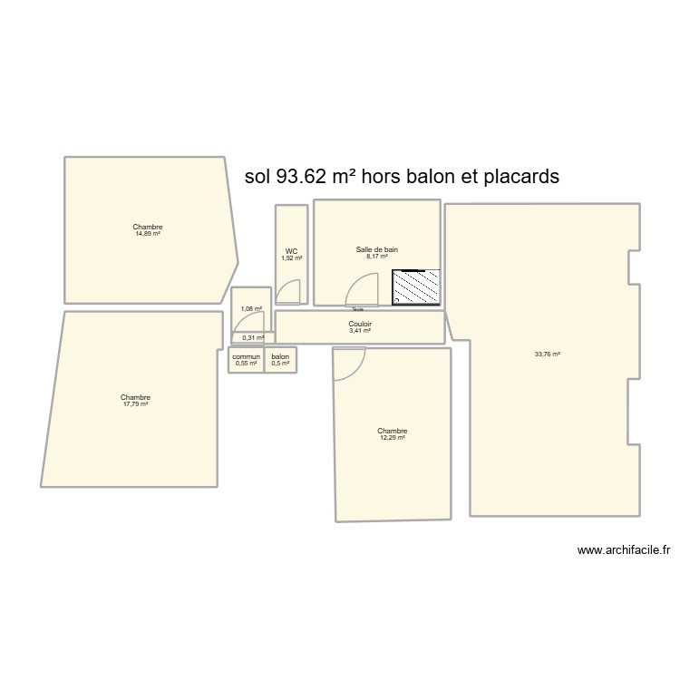 margny grenier. Plan de 0 pièce et 0 m2