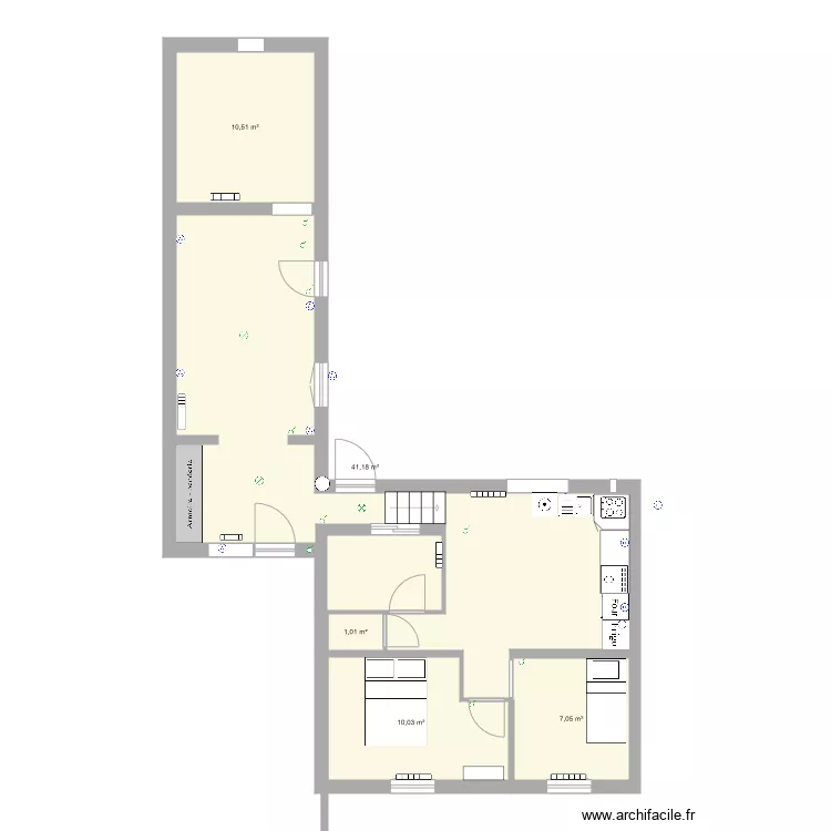 MAISON MITRY. Plan de 0 pièce et 0 m2
